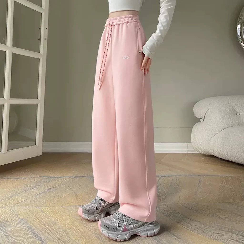 Alo Trousers Wide-leg drawstring with rivet pockets image 7