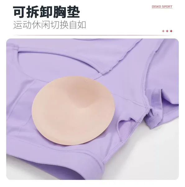 Design Cutout Crop Top Pink Activewear - 4