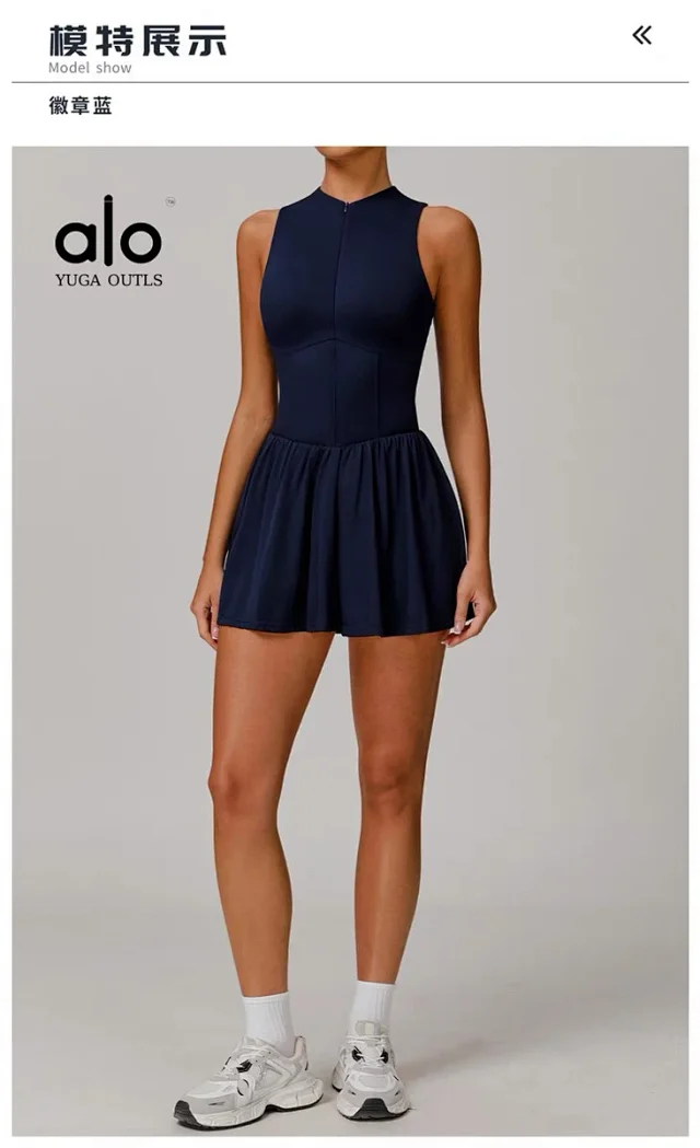 Unbranded Dresses Sleeveless High-Neck Tennis Dress product detail image 21