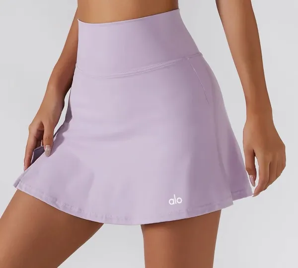Alo Yoga Flow Skirt Gray Activewear Skirt - 68
