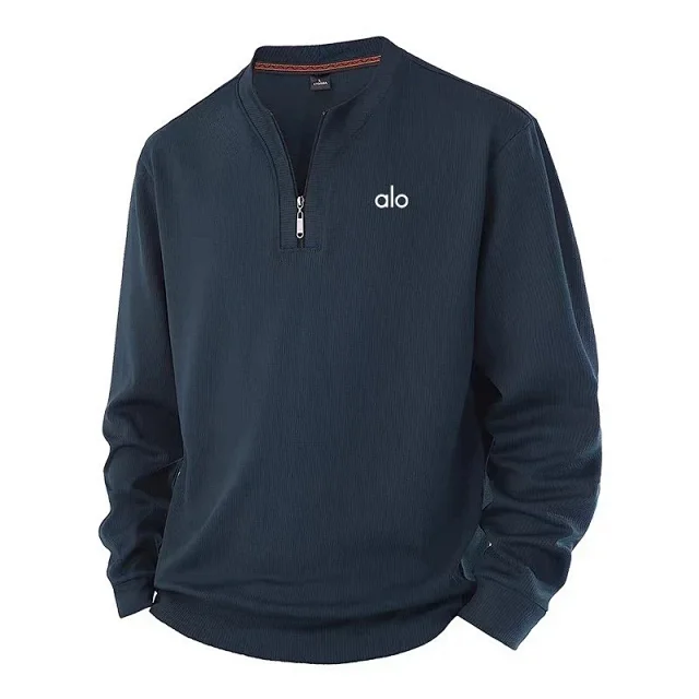 Alo Yoga Hoodies & Sweatshirts Ribbed Quarter-Zip Pullover Sweatshirt product detail image 4