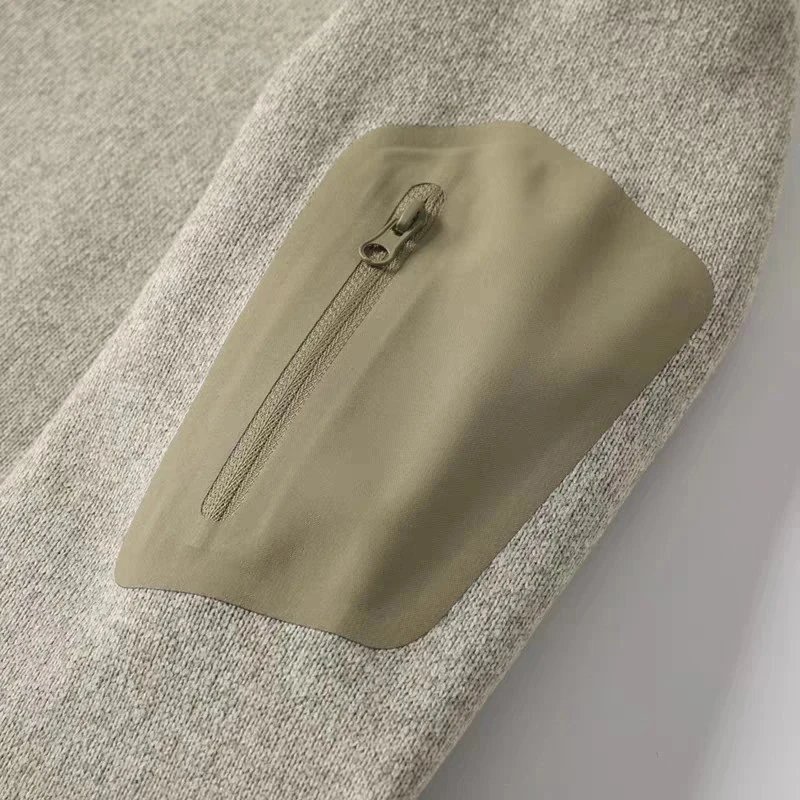 Alo Hoodies & Sweatshirts Quarter-Zip Fleece Pullover with Sleeve Zip Pocket image 3