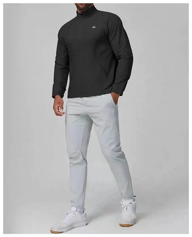 Alo Performance Windbreaker Black Jacket Outerwear - 12