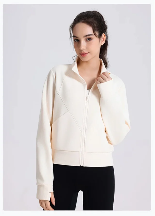 Alo Yoga Hoodies & Sweatshirts Full-Zip Stand-Collar Sweatshirt product detail image 22