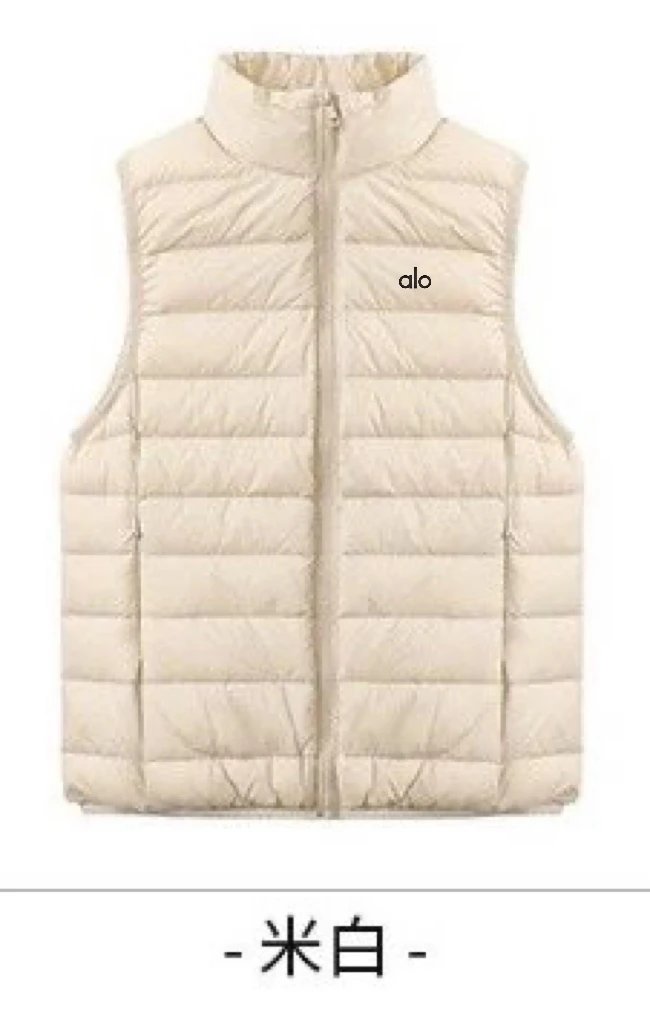 Design Lightweight Quilted Vest Gray Outerwear - 8