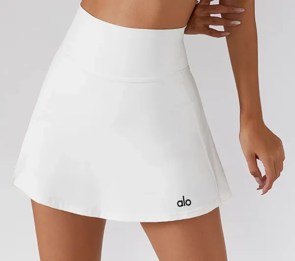 Alo Yoga Flow Skirt Gray Activewear Skirt - 50
