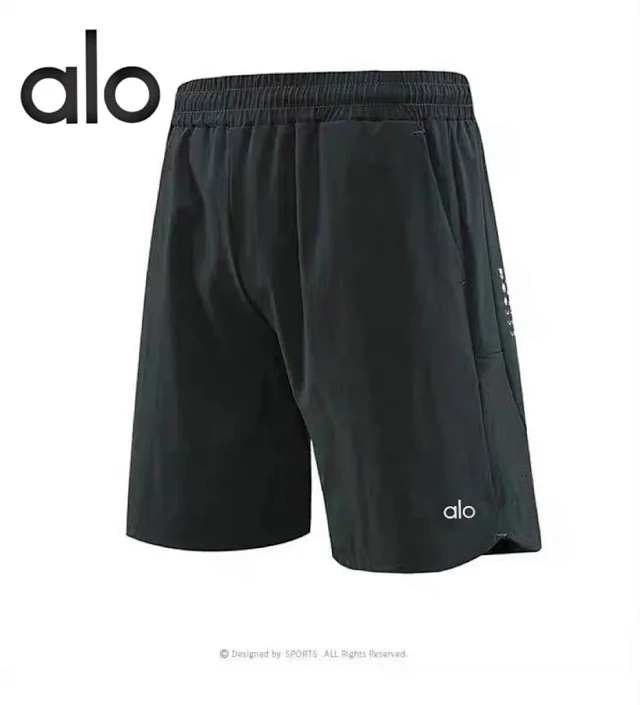 Alo Shorts Elastic-Waist Athletic product detail image 4