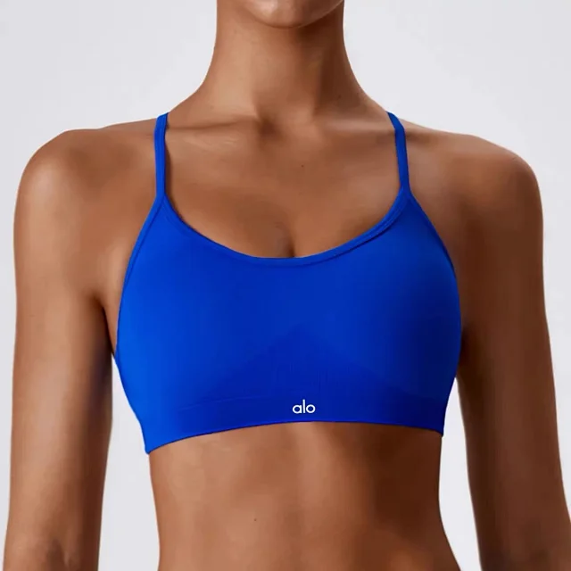 Alo Yoga Underwear Seamless strappy-back sports bra product detail image 10