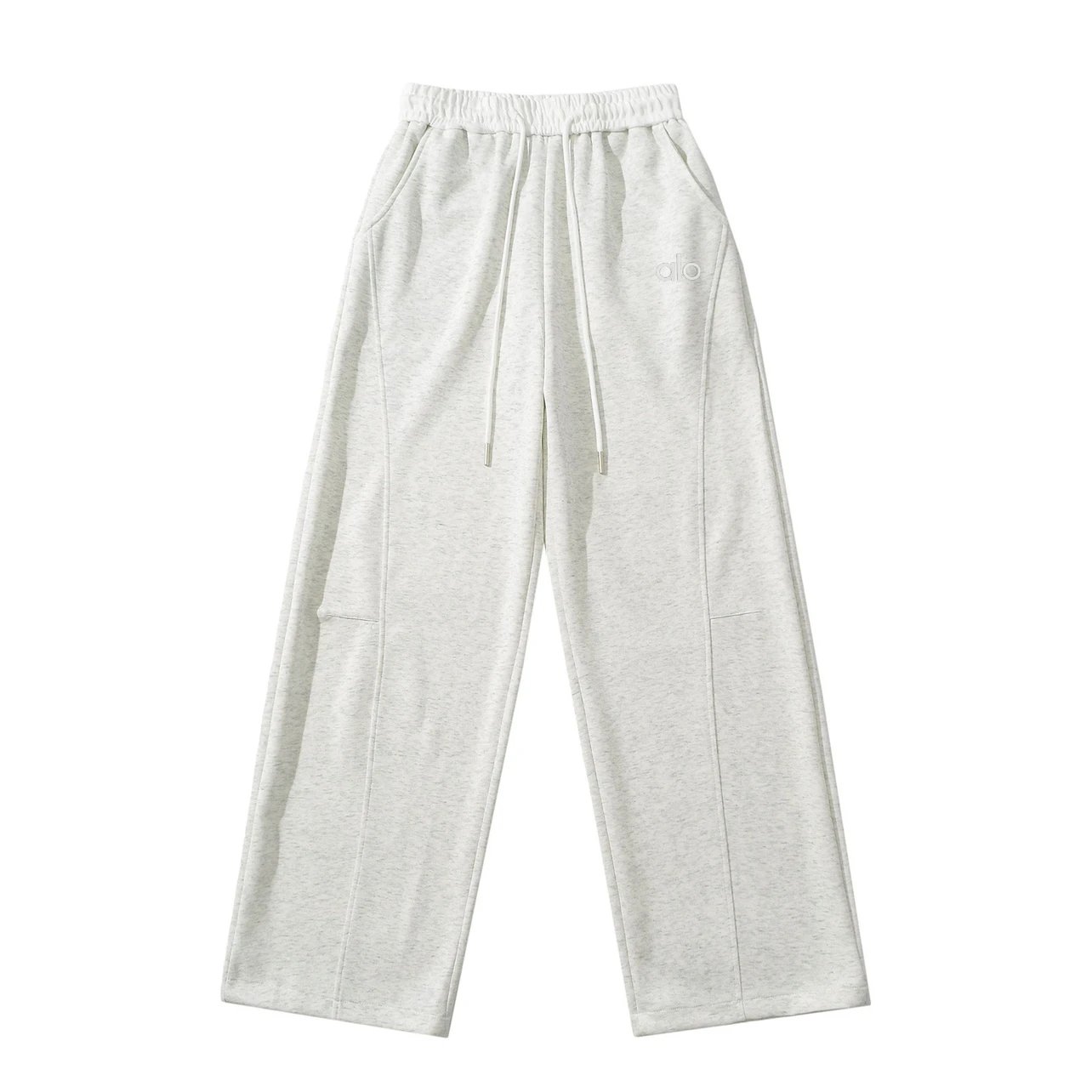 Alo Trousers Wide-Leg Drawstring Sweatpants image 3
