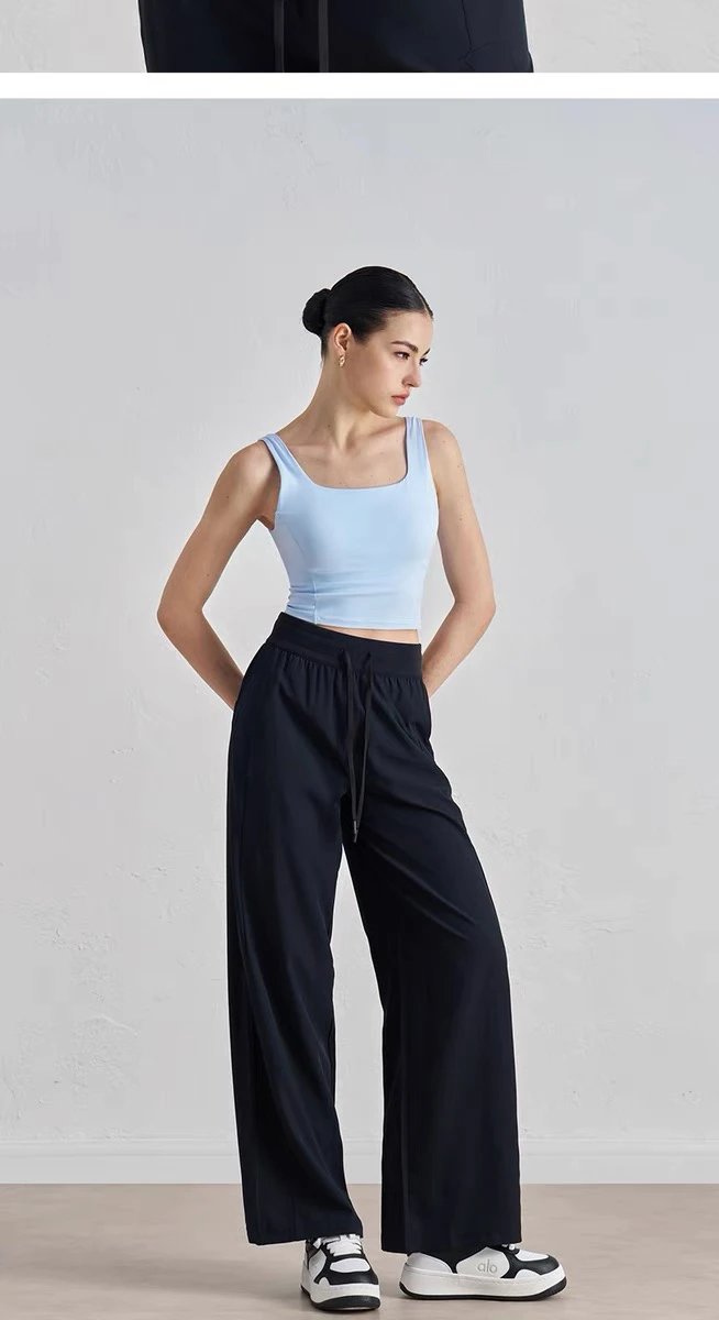 Design AIO Pro Yoga Square Neck Crop Top Lavender Activewear - 25