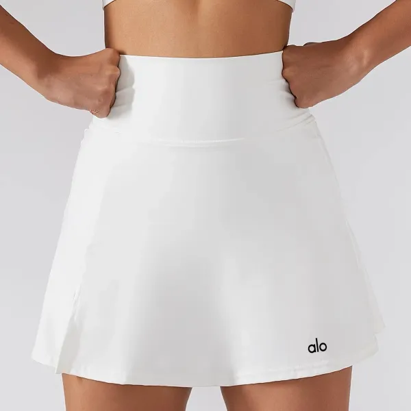 Alo Yoga Flow Skirt Gray Activewear Skirt - 13