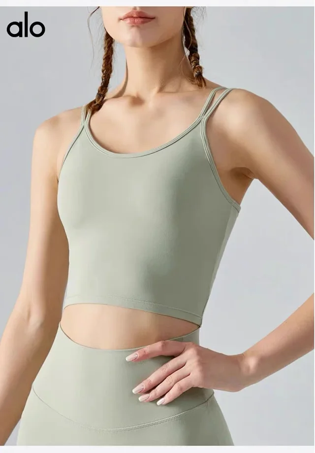 Alo Yoga Underwear Strappy Open-Back Cropped Sports Bra product detail image 27
