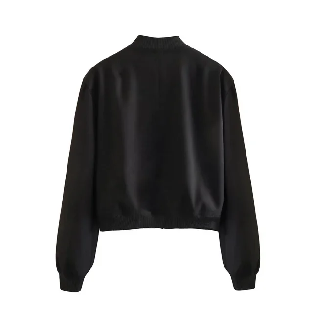 Alo Yoga Jackets Cropped bomber jacket with flap pockets product detail image 25