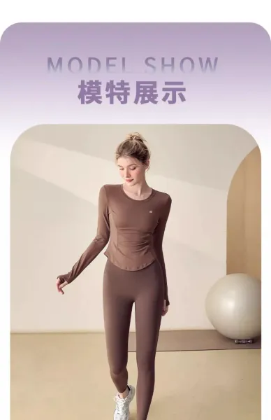 Alo Long Sleeve Performance Top Dusty Pink Activewear - 24
