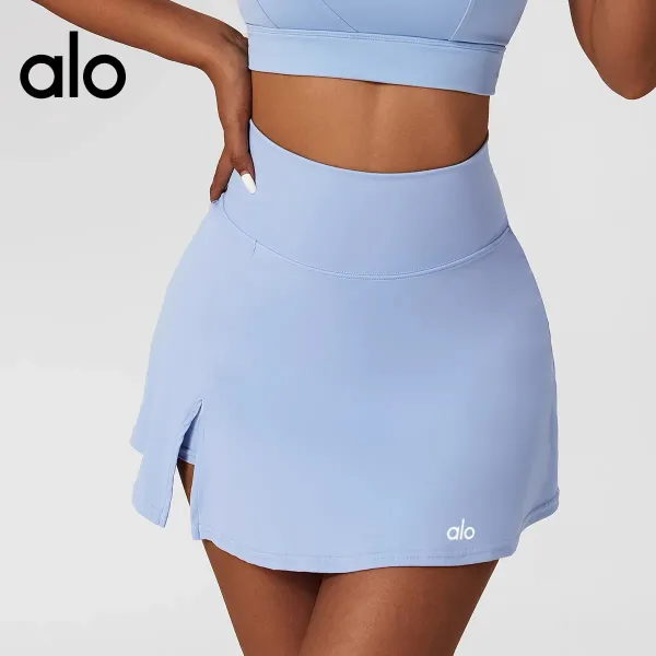 Alo Yoga Flow Skirt Gray Activewear Skirt - 5