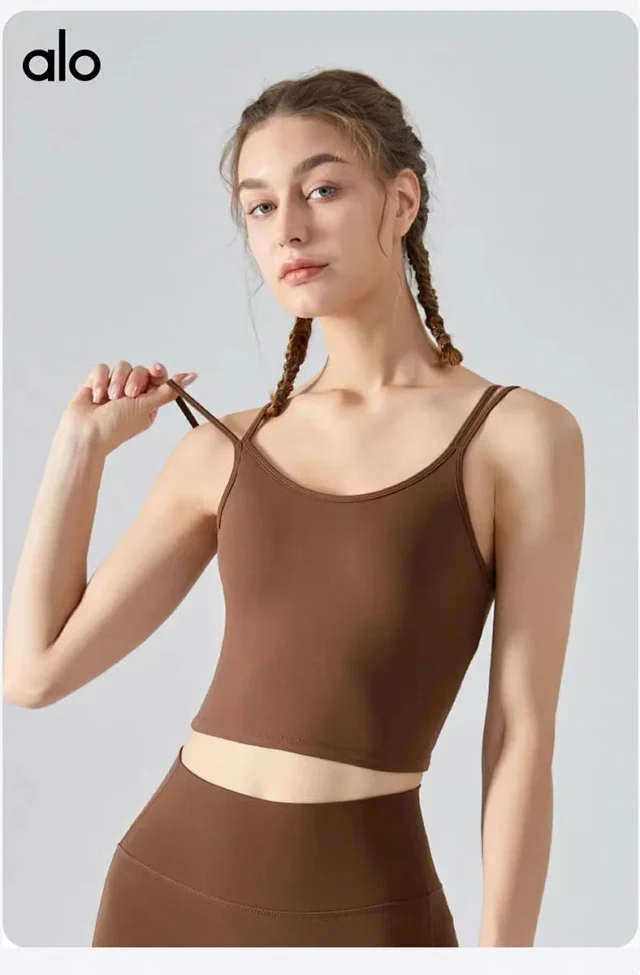 Alo Yoga Underwear Strappy Open-Back Cropped Sports Bra product detail image 12