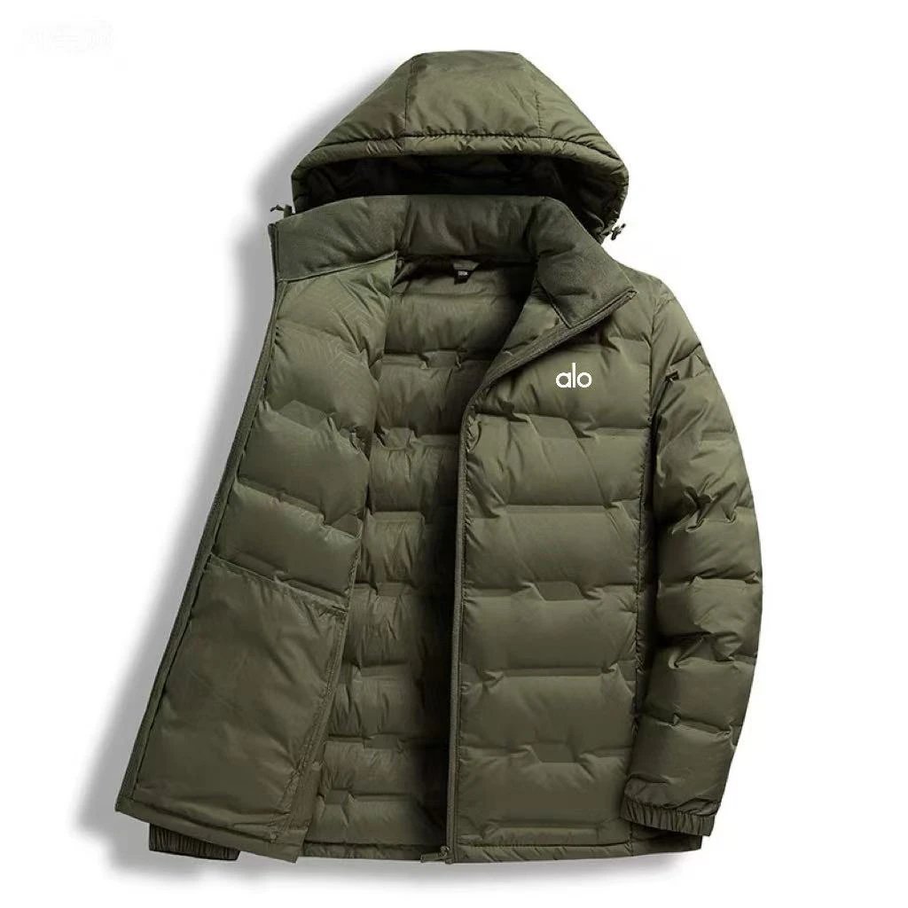 Alo Down Jackets Hooded quilted puffer image 9