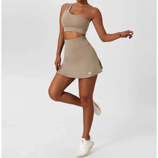 Alo Yoga Flow Skirt Gray Activewear Skirt - 63