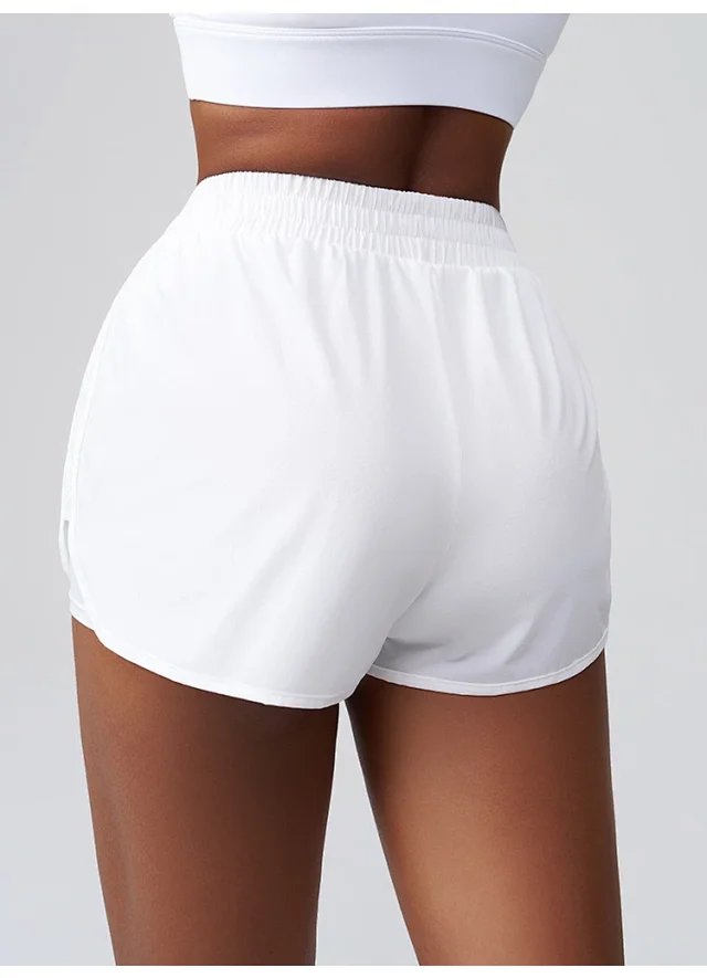 Alo Yoga Shorts Women's running with mesh liner and side pockets product detail image 24