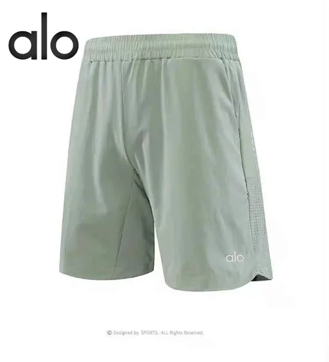 Alo Shorts Elastic-Waist Athletic product detail image 5