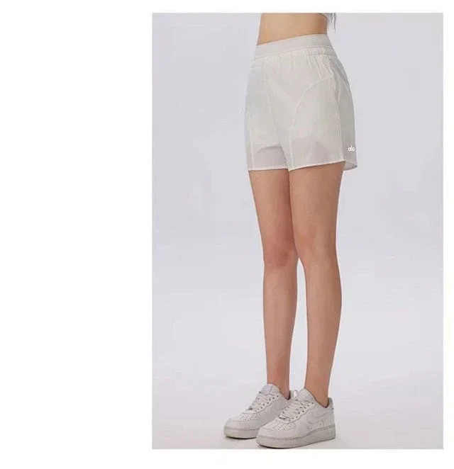 Alo Yoga Shorts High-waisted curved-seam athletic product detail image 19