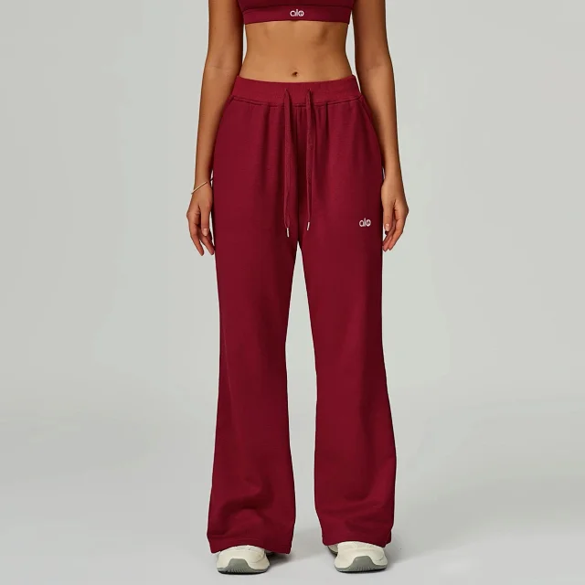 Alo Yoga Trousers Drawstring Wide-Leg Pocket product detail image 4