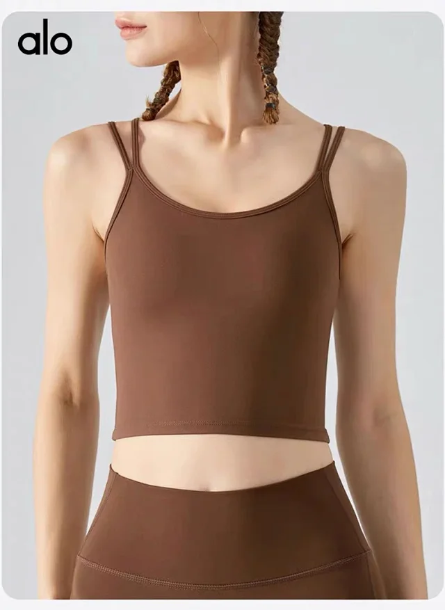Alo Yoga Underwear Strappy Open-Back Cropped Sports Bra product detail image 15