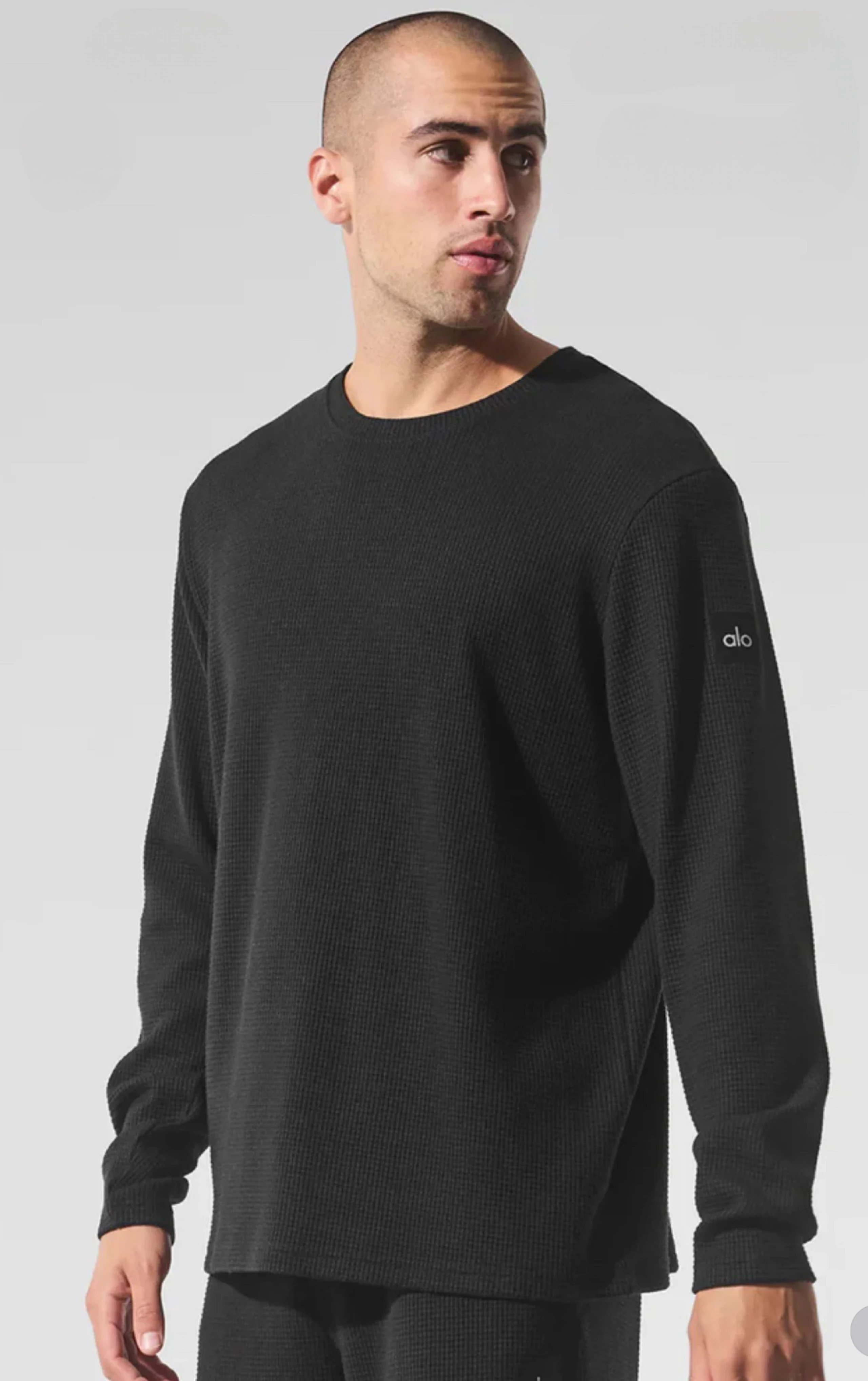 Alo Waffle Knit Long Sleeve To