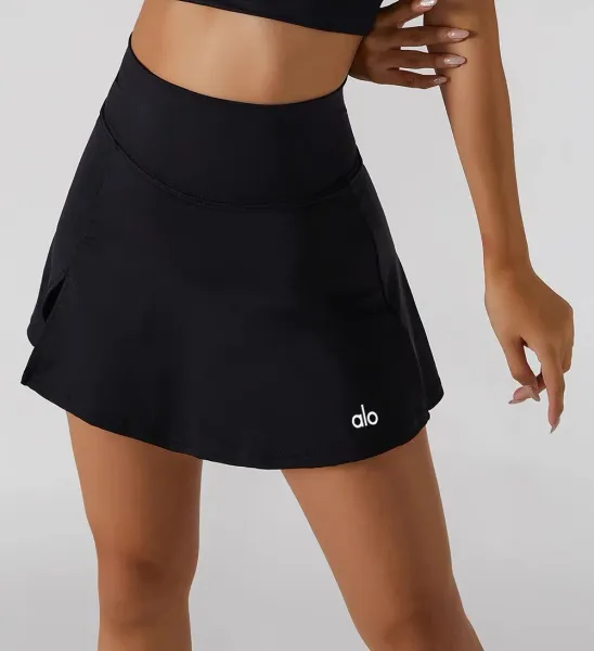 Alo Yoga Flow Skirt Gray Activewear Skirt - 56