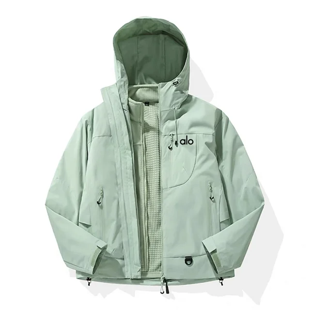 Alo Jackets Hooded 3-in-1 Outdoor Jacket with Fleece Lining product detail image 15