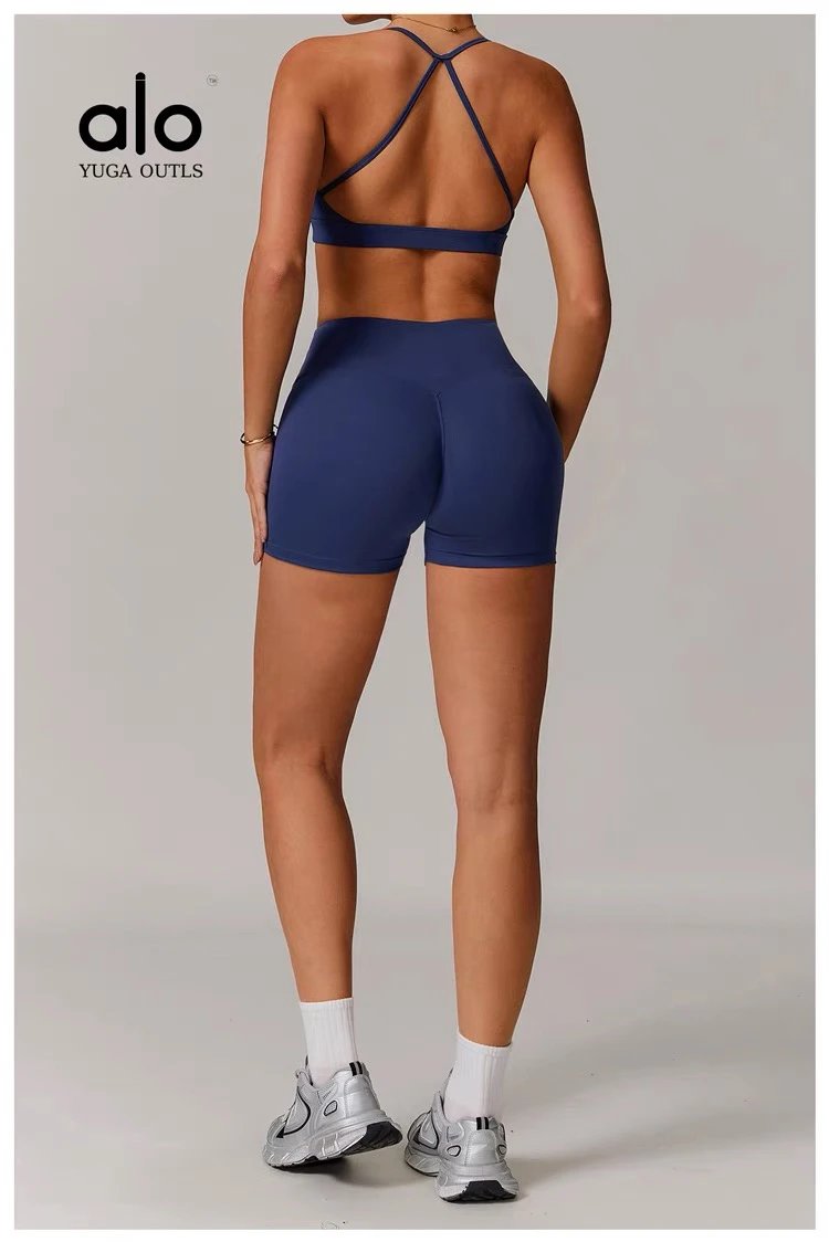 Alo Yoga Outls Cropped Short-Sleeve Top White Activewear - 62