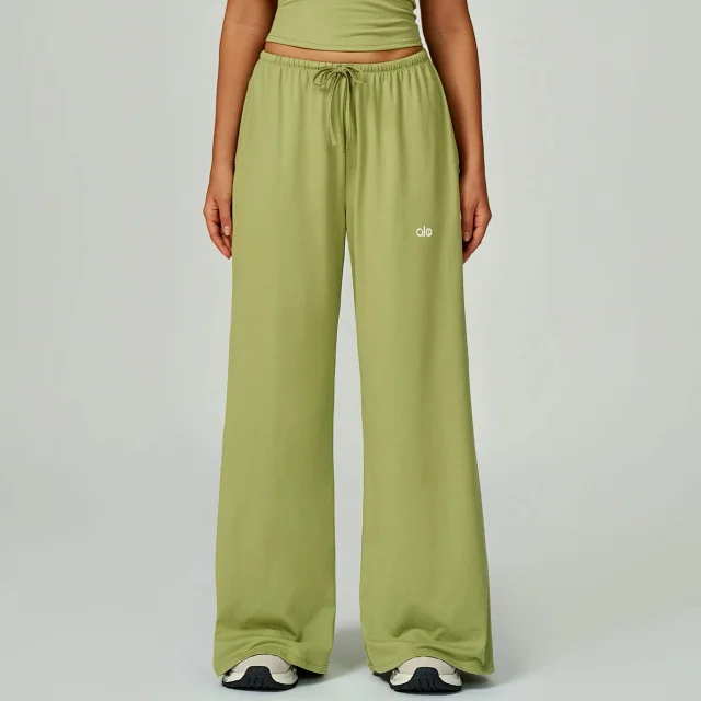 alo Trousers Wide-Leg Drawstring product detail image 6