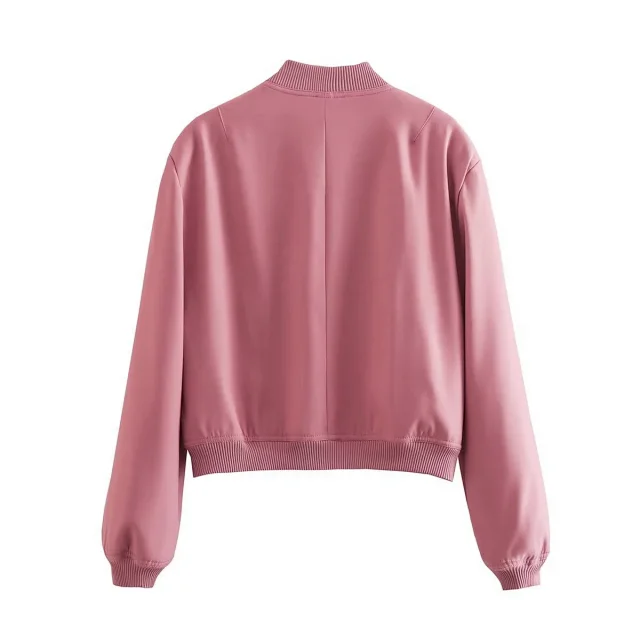 Alo Yoga Jackets Cropped bomber jacket with flap pockets product detail image 23