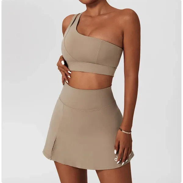Alo Yoga Flow Skirt Gray Activewear Skirt - 64