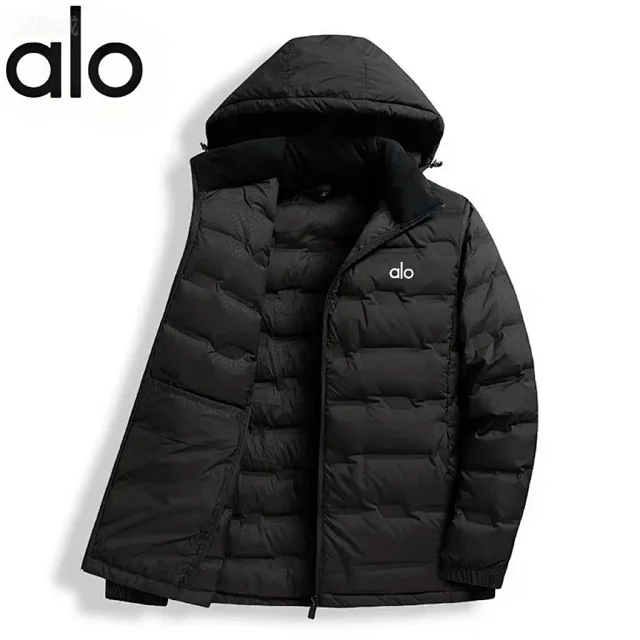 Alo Down Jackets Hooded quilted puffer product detail image 1