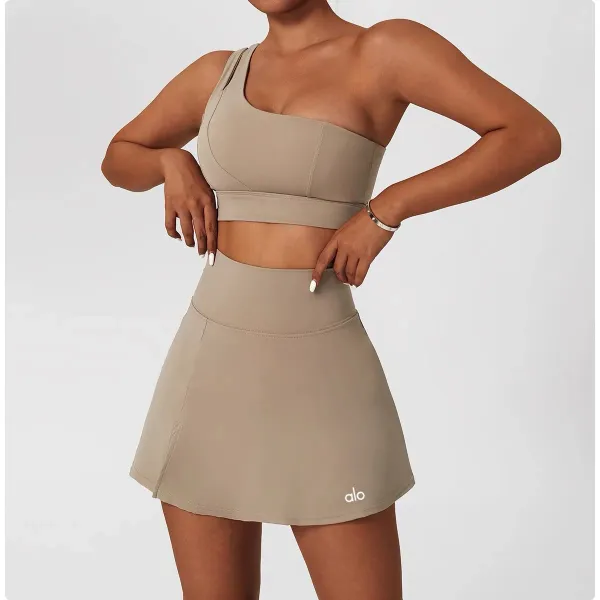 Alo Yoga Flow Skirt Gray Activewear Skirt - 61