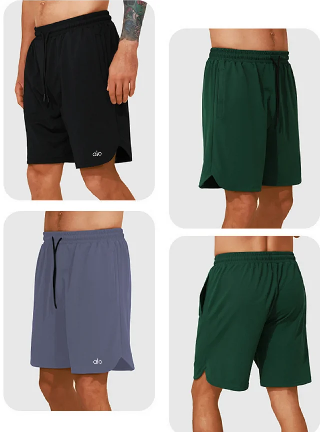 Alo Shorts Elastic Drawstring Athletic with Side Slits product detail image 8