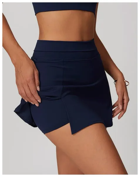 Alo Yoga Flow Skirt Gray Activewear Skirt - 42