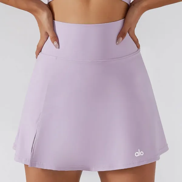 Alo Yoga Flow Skirt Gray Activewear Skirt - 12