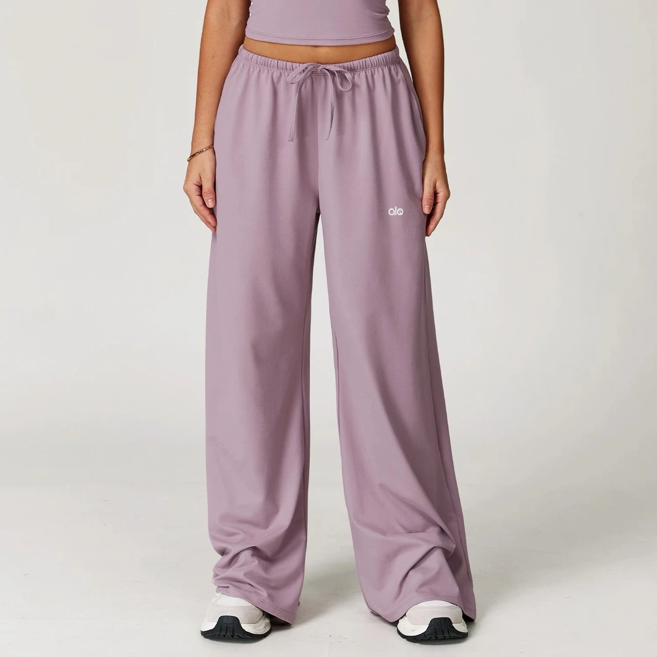 alo Trousers Wide-Leg Drawstring image 11