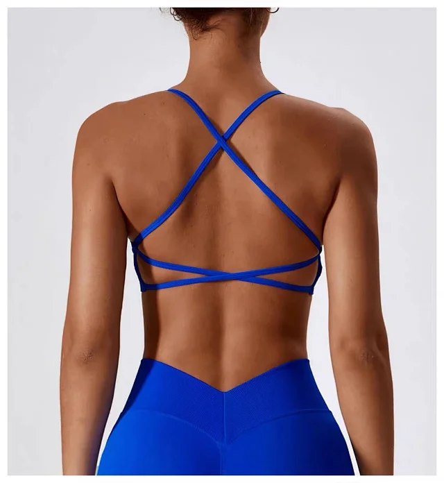 Alo Yoga Underwear Seamless strappy-back sports bra product detail image 26