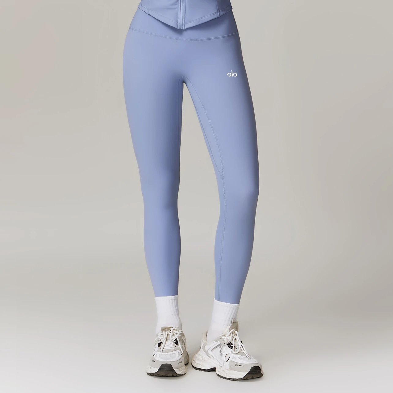 Alo Yoga Trousers High-Waisted Fleece-Lined Leggings image 9