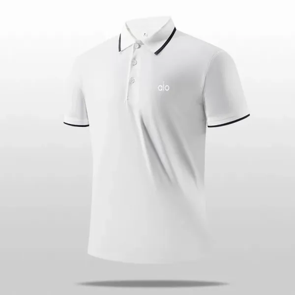 Alo Yoga Classic Polo White - 7