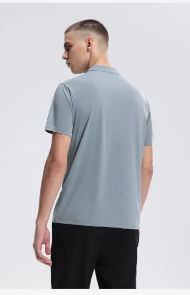 CIO Half-Zip Performance Tee Light Green Activewear Top - 22