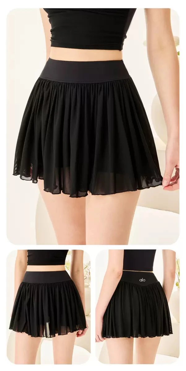 Design Pleated Tennis Skirt Beige Skirt - 17