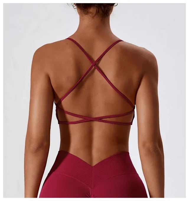 Alo Yoga Underwear Seamless strappy-back sports bra product detail image 32