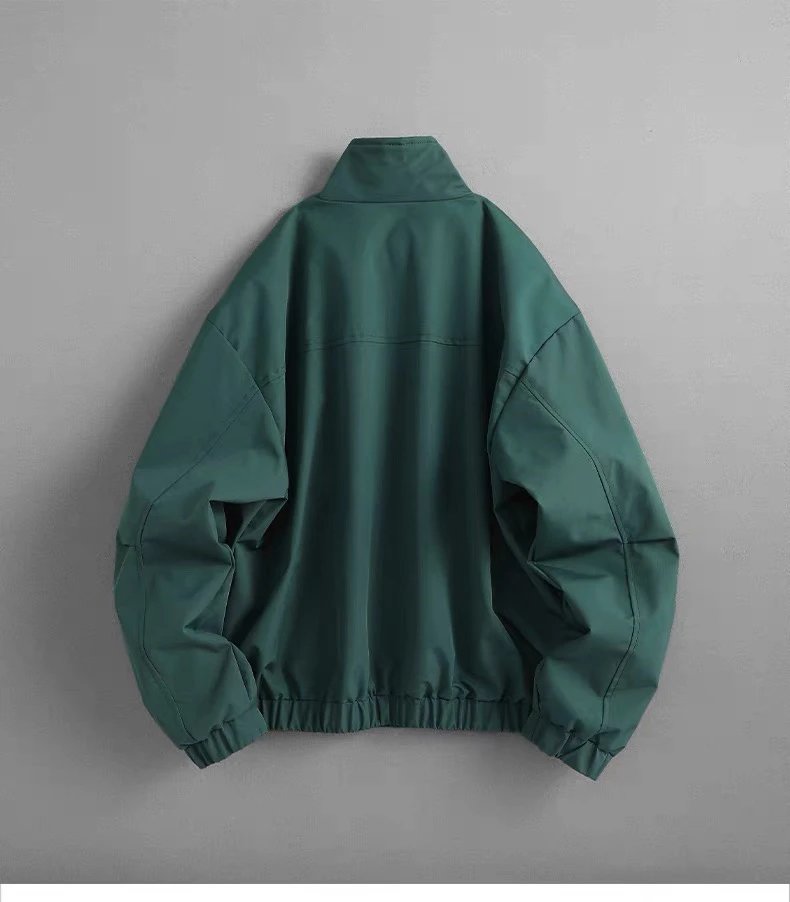 Alo Windbreaker Jacket Forest Green Outerwear - 30