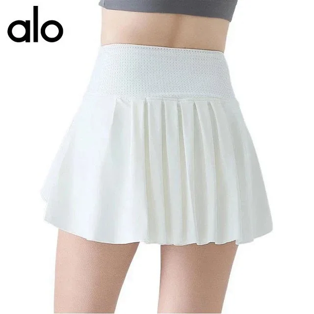 Alo Yoga Skirts High-Waisted Ruffle Tennis Skort product detail image 7