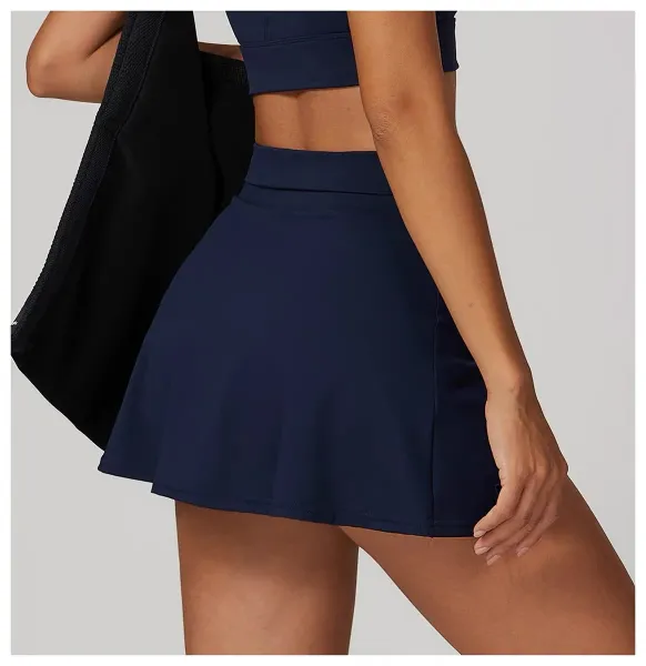 Alo Yoga Flow Skirt Gray Activewear Skirt - 41