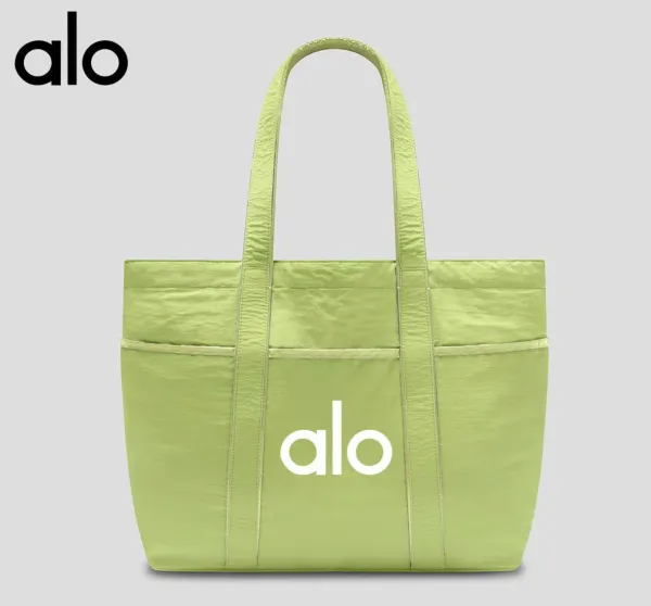 Alo Yoga Tote Bag Lime Green Tote Bag - 12